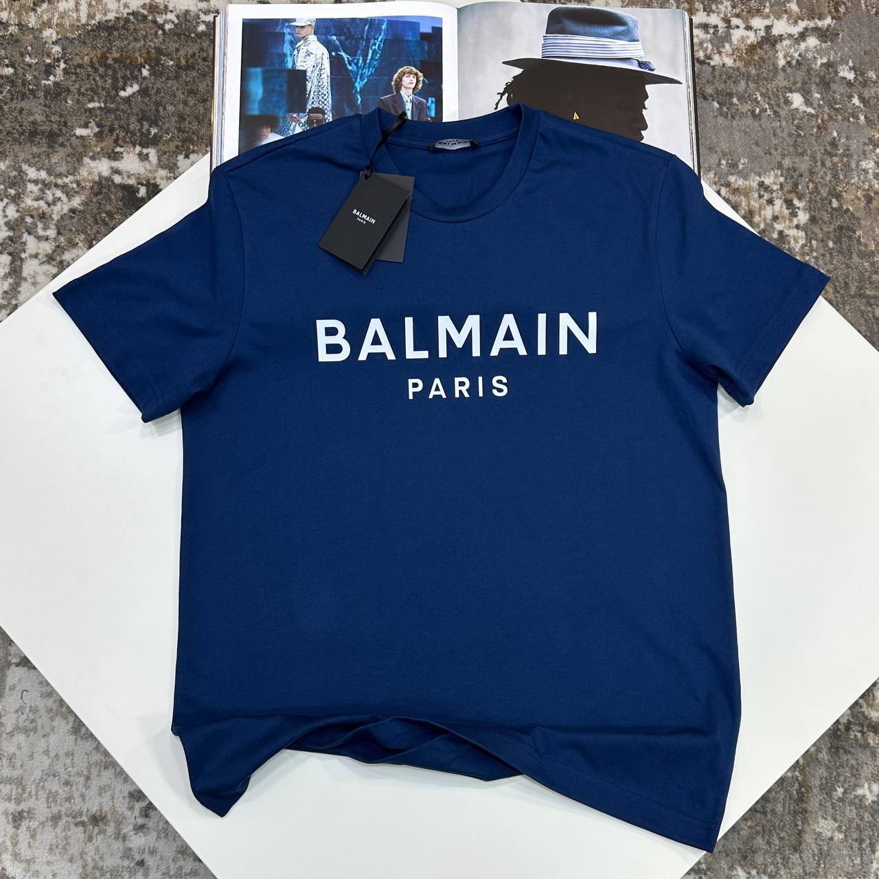 BLMN Big Logo T-Shirt Blue