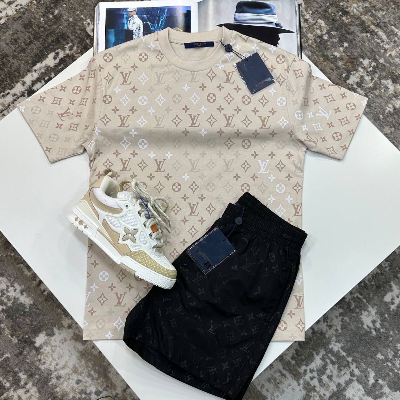 LVE Monogram Cream