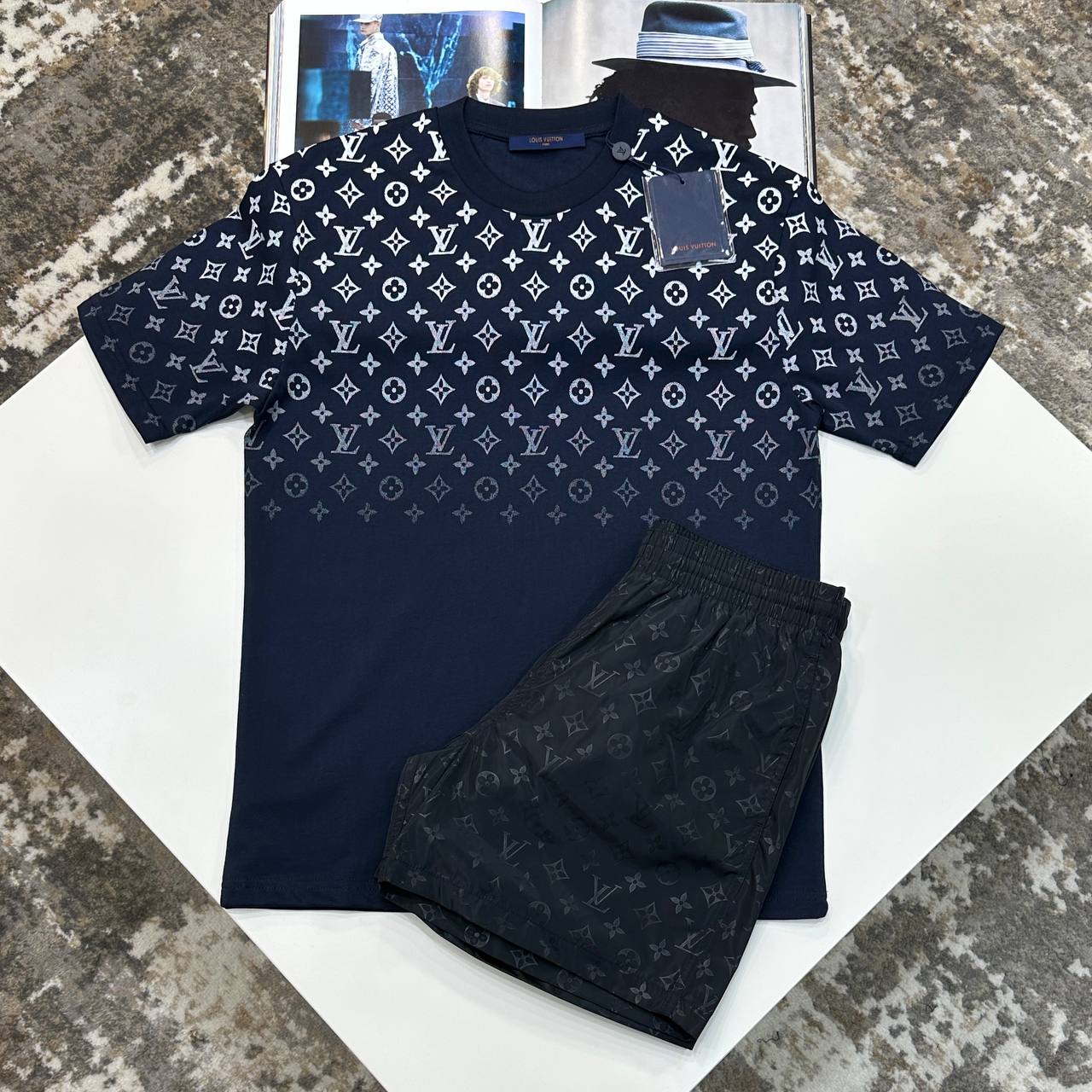 LVE Monogram Blue