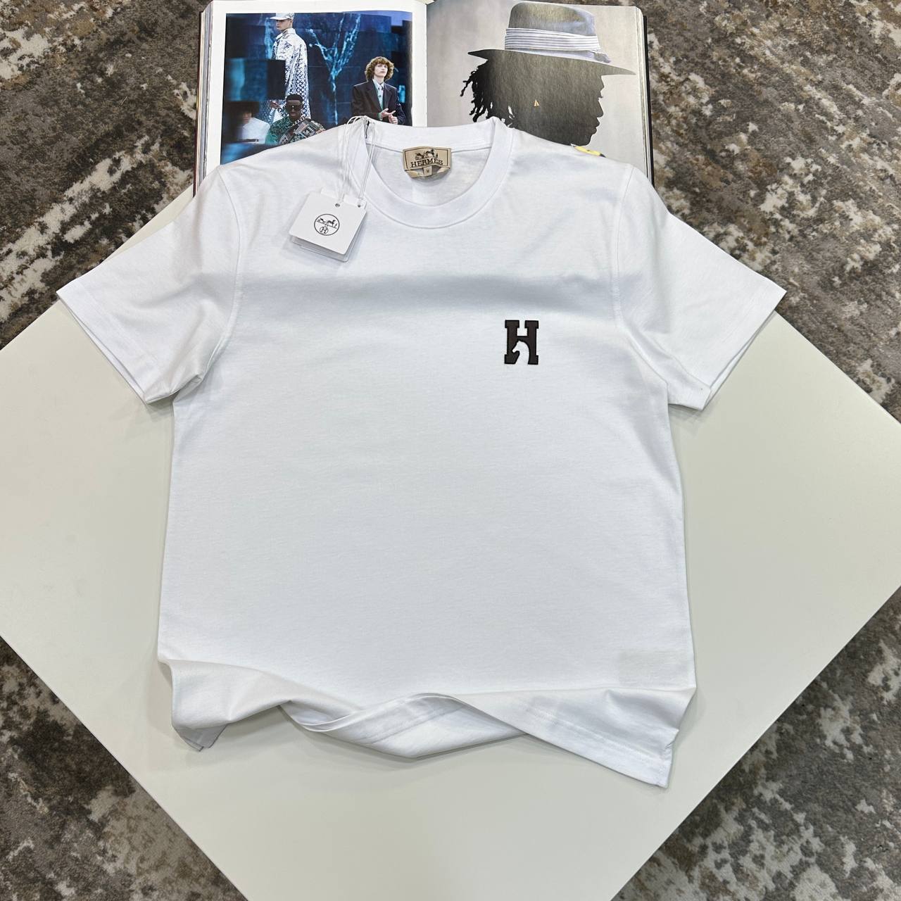 HM H T-Shirt White