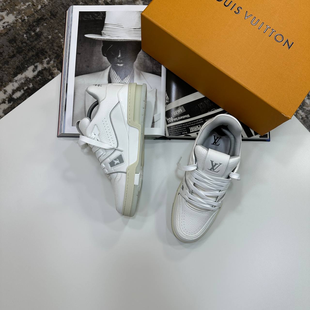 LV Trainers Full White