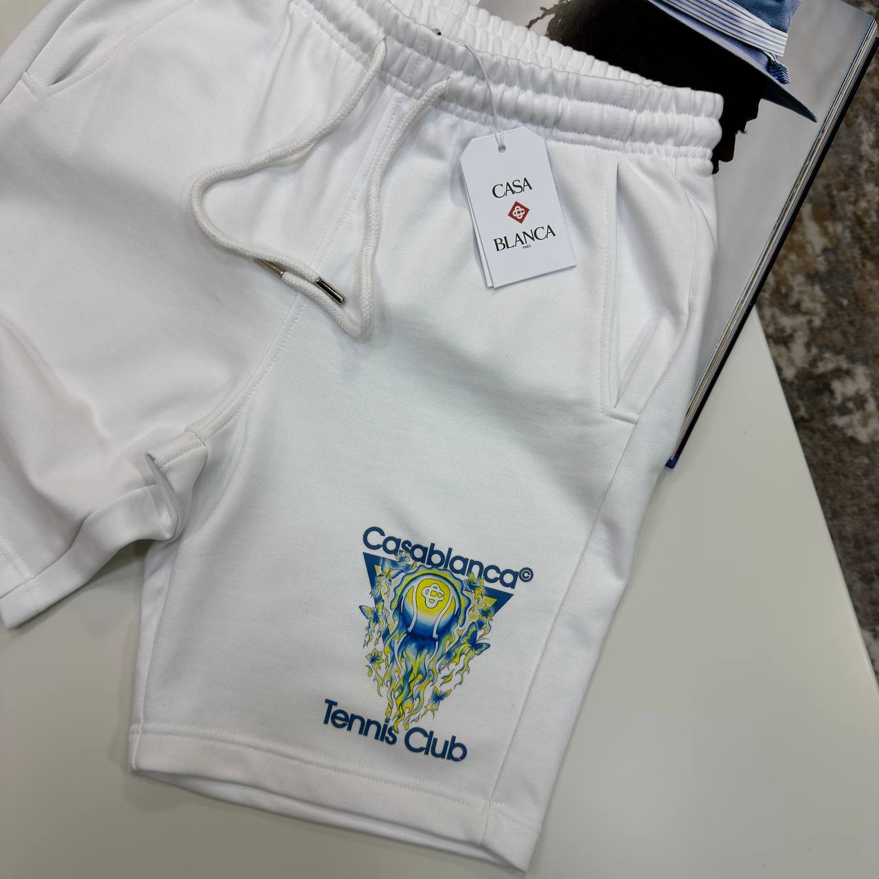 CSBL Shorts White