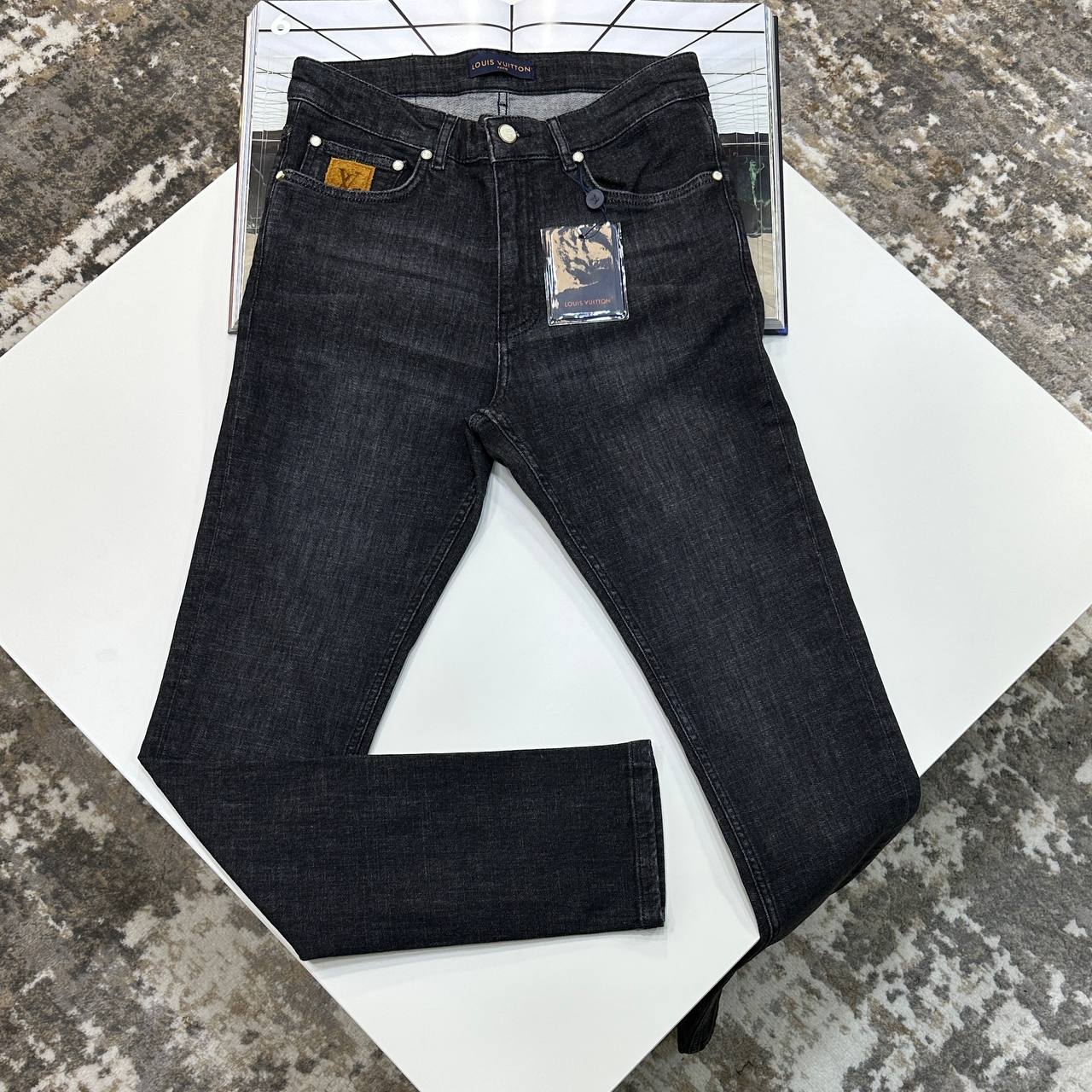 LV Charcoal Denim
